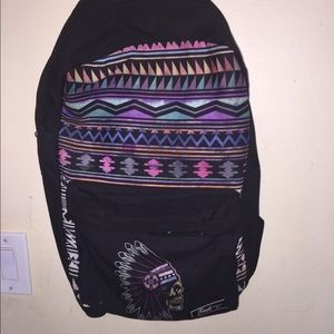 Painted bookback / backpack